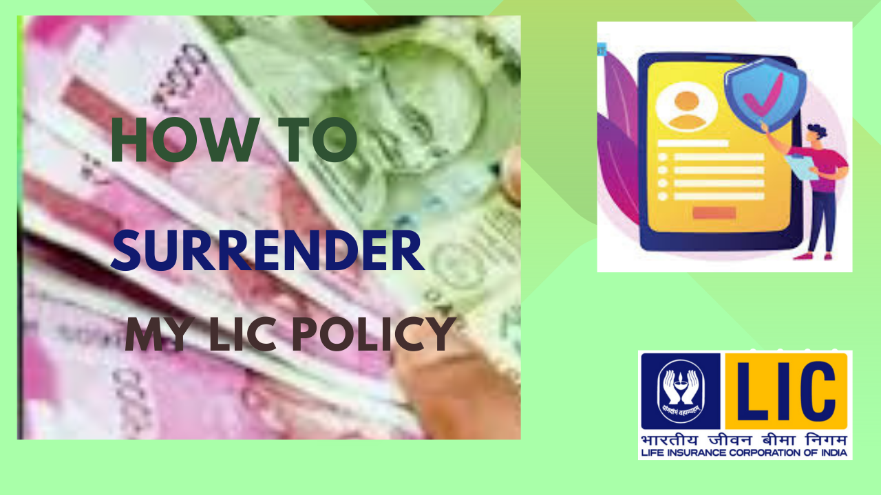 LIC Policy surrender Form 5074